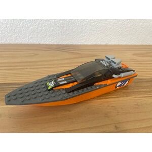 LEGO Powerboat Orange Gray Black XTREME Racing Model 60085